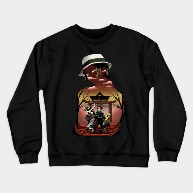 EIZAN demon slayer Crewneck Sweatshirt by namanyastudios